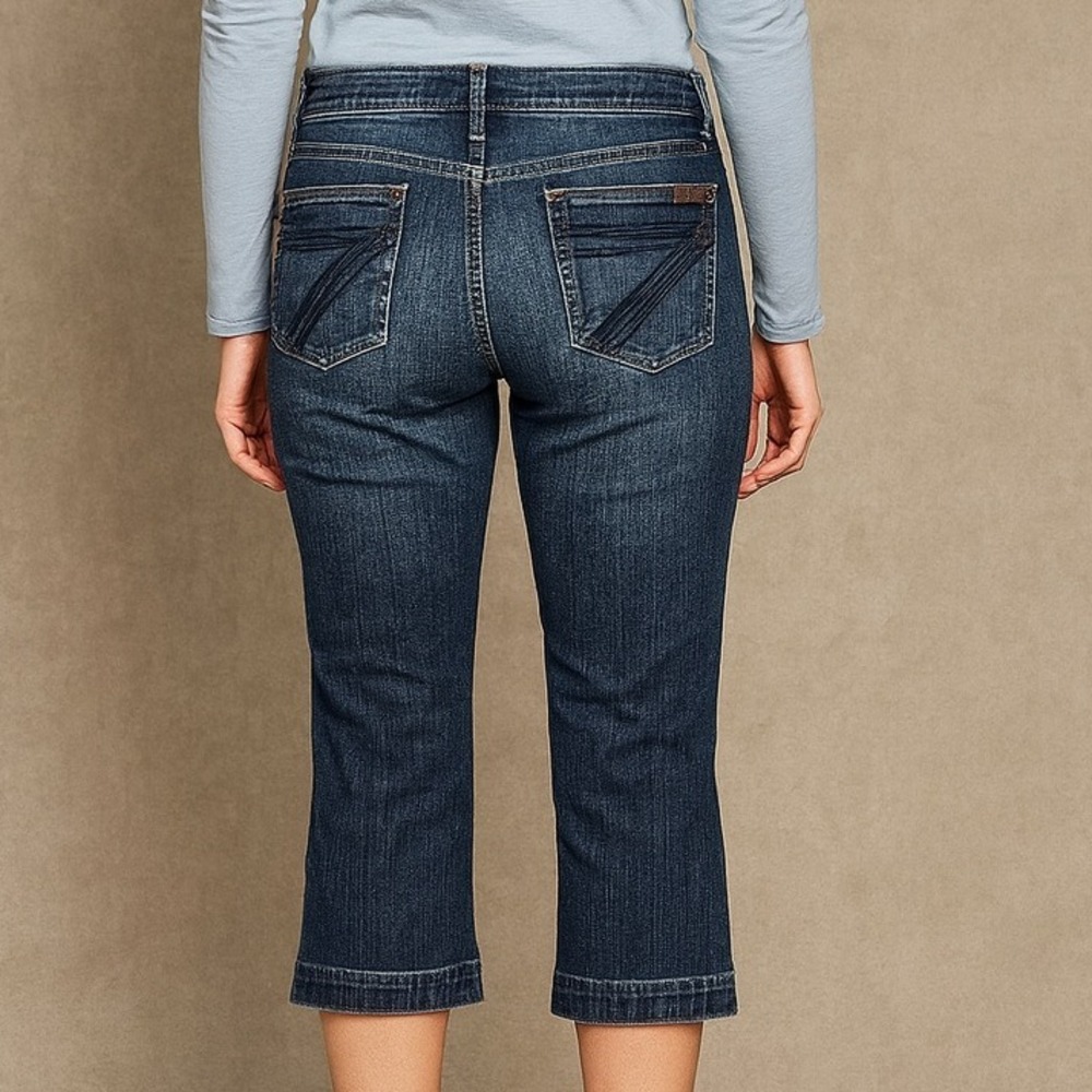 7 For All Mankind Womens Dojo Capri‎ Jeans 28